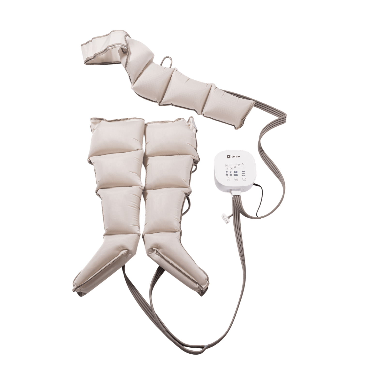 Лимфодренажный массажер для тела FlowSet 4 Sand Beige