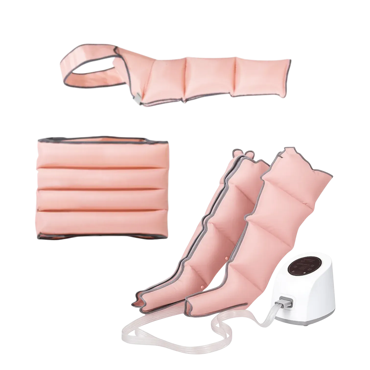 Лимфодренажный массажер для тела FlowSet 4 Pink